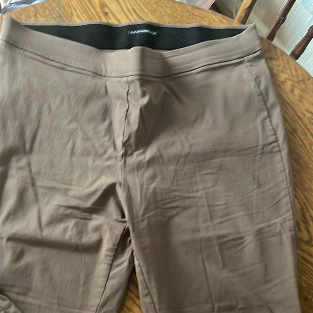 Counterparts Brown Ankle Cropped Pants